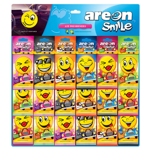 DESODORANTE AREON LÍNEA DRY SMILE-SURTIDO 36 PIEZA0 (EXHIBIDOR)