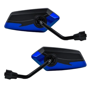 ESPEJO UNIVERSAL PARA MOTO PALETA AZUL (PAR)