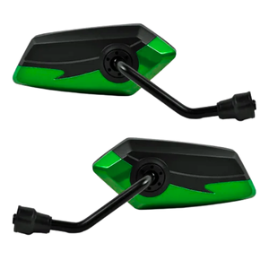 ESPEJO UNIVERSAL PARA MOTO PALETA VERDE (PAR)