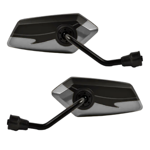 ESPEJO UNIVERSAL PARA MOTO PALETA PLATA (PAR)