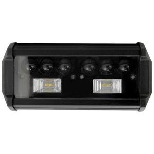 FARO DE 10 LEDS 3W C/U Y FUNCION DE ESTROBO BLANCO AMBAR 2 SECCIONES CON LUPA (PAR)