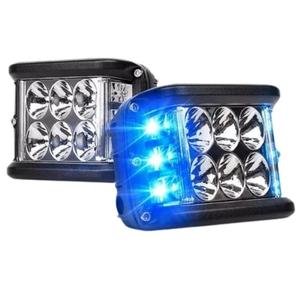 FARO C/6 HIPERLEDS DE 6W C/U BLANCO, LED LATERAL AZUL-ROJO Y ESTROBO (PAR)