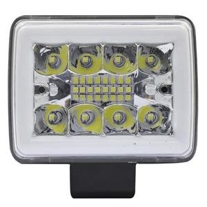FARO C/16 LUZ BLANCA, ESTROBO Y OJO DE ANGEL TIPO GEL ROJO (PAR)
