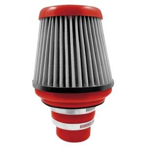 FILTRO DE AIRE CON COPLE Y ABRAZADERAS-ROJO (PIEZA)