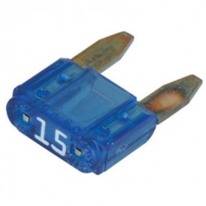 FUSIBLE CLAVIJA MINI 15 AMP / AZUL (CAJA)