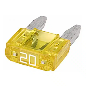FUSIBLE CLAVIJA MINI 20 AMP / AMARILLO (CAJA)