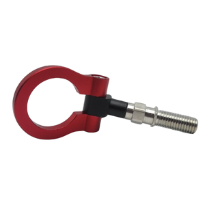 GANCHO DE ARRASTRE DE ALUMINIO UNIVERSAL REDONDO ROJO (PIEZA)
