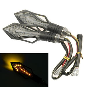 LUZ DIRECCIONAL PARA MOTO CON 13 LED C/ FUNCIÓN FLASH Y SECUENCIAL (PAR)