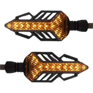 LUZ DIRECCIONAL PARA MOTO CON 14 LED C/ FUNCIÓN FLASH Y SECUENCIAL (PAR)
