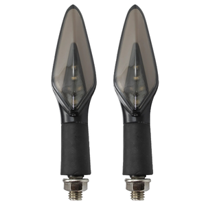 LAMPARA DIRRECCIONAL BICOLOR  PARA MOTO C/18 LED FLECHAS TIPO GEL FLASH Y SECUENCIAL (PAR)