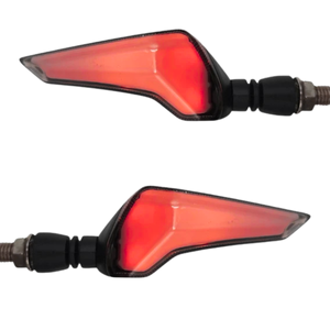 LAMPARA DIRRECCIONAL  PARA MOTO C/24 LED FLECHAS TIPO GEL FLASH Y SECUENCIAL (PAR)
