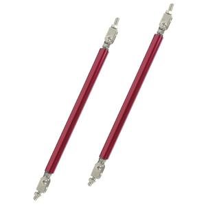 SUJETADOR PARA LIP DELANTERO, UNIVERSAL DE 15 CM COLOR ROJO (PAR)