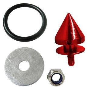 TORNILLO PARA FACIA CON TENSOR 1.2 X 2.5CM 4 PIEZAS ROJO (JUEGO)