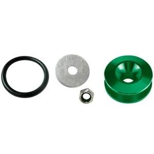 TORNILLO PARA FACIA CON TENSOR 1.2 X 2.5CM 4 PIEZAS VERDE. (JUEGO)