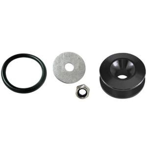 TORNILLO PARA FACIA CON TENSOR 1.2 X 2.5CM 4 PIEZAS NEGRO. (JUEGO)