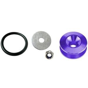 TORNILLO PARA FACIA CON TENSOR 1.2X2.5CM 4 PIEZAS MORADO (JUEGO)