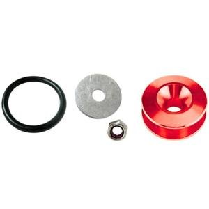 TORNILLO PARA FACIA CON TENSOR 1.2X2.5CM 4 PIEZAS ROJO (JUEGO)