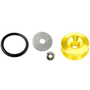 TORNILLO PARA FACIA CON TENSOR 1.2 X 2.5CM 4 PIEZAS YELLOW. (JUEGO)