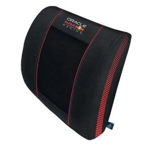 COJIN LUMBAR RED BULL MEMORY FOAM POWER BAR NEGRO CON ROJO (PIEZA)