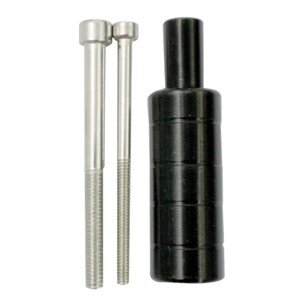 BASE PARA FARO PARA MOTO CON 2 ADAPTADORES TIPO TORNILLO (PIEZA)
