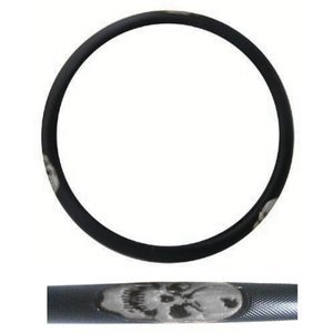 FUNDA EX EX GDE/45 CM CALAVERA (NEGRO/REF. PLATA) (PIEZA)