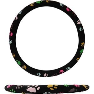 FUNDA P/VOLANTE TIPO GAMUZA HUELLAS (PIEZA)