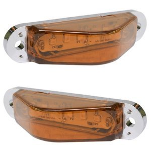 LATERAL DIRECCIONAL CON 6 LEDS DE TRIANGULO AMARILLO. (PAR)