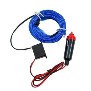 HILO DE LUZ NEÓN DE 2 M CON SWITCH AL ENCENDEDOR AZUL. (PIEZA)