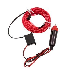 HILO DE LUZ NEÓN DE 2 M CON SWITCH AL ENCENDEDOR ROJO. (PIEZA)
