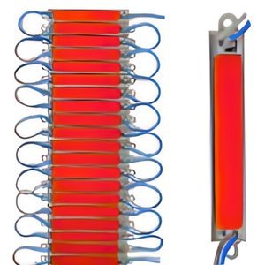 TIRA TIPO CHIP DE 7.5 CM CON LED COB ROJO. (PIEZA)