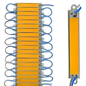 TIRA TIPO CHIP DE 7.5 CM CON LED COB AMARILLO. (PIEZA)