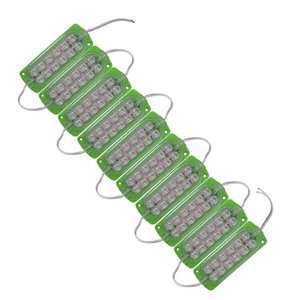 TIRA TIPO CHIP CON 12 LEDS 3528 VERDE (JUEGO)
