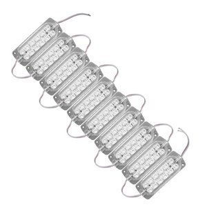 TIRA TIPO CHIP CON 12 LEDS 3528 RGB (JUEGO)