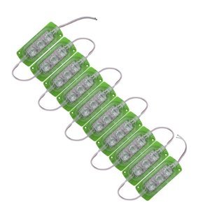TIRA TIPO CHIP CON 3 LEDS 3528 VERDE (JUEGO)