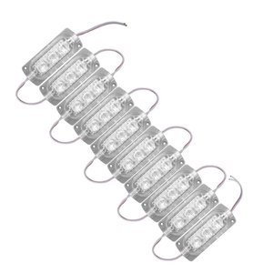 TIRA TIPO CHIP CON 3 LEDS 3528 RGB (JUEGO)