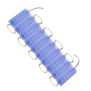 TIRA TIPO CHIP ENCAPSULADO CON 10 LEDS AZUL (JUEGO)