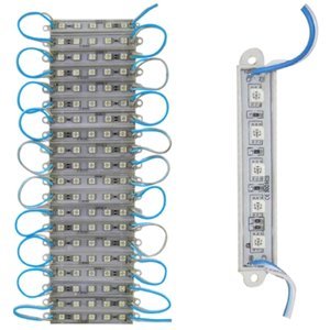 TIRA TIPO CHIP CON 5 LEDS 5050 CADA UNO AZUL. (PIEZA)