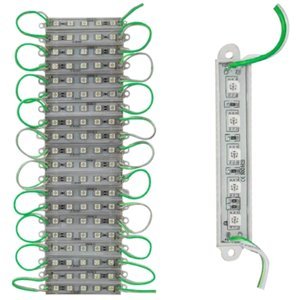 TIRA TIPO CHIP CON 5 LEDS 5050 CADA UNO VERDE. (PIEZA)