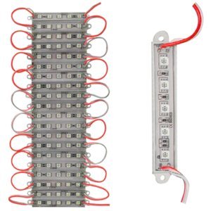 TIRA TIPO CHIP CON 5 LEDS 5050 CADA UNO ROJO. (PIEZA)