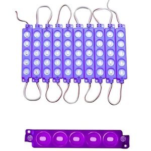 TIRA TIPO CHIP CON 5 LED TIPO ENCAPSULADO MORADO (PIEZA)