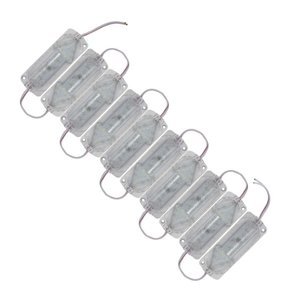 TIRA TIPO FLECHA CON 15 LEDS BLANCO (JUEGO)