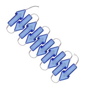 TIRA TIPO FLECHA CON 18 LEDS AZUL (JUEGO)