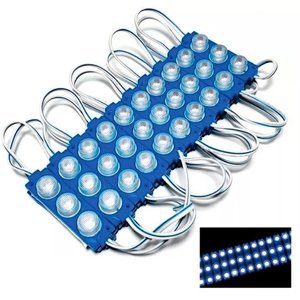 Tira tipo chip con 3 leds tipo sombrero color azul (PAR)