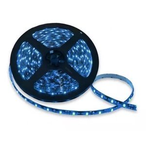 ROLLO LED 5050 DE 5M CON 60 LEDS/M FONDO NEGRO AZUL (ROLLO)