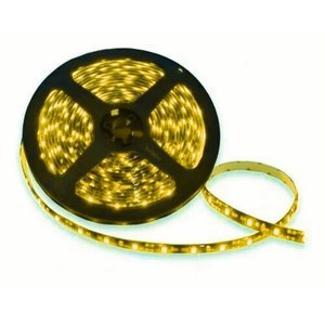 ROLLO LED 5050 DE 5M CON 60 LEDS/M FONDO NEGRO AMARILLO (ROLLO)