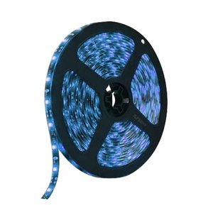 ROLLO LED 3528 DE 5M CON 60 LEDS/M FONDO NEGRO AZUL (ROLLO)