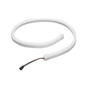 TIRA DE LEDS FLEXIBLE EN MANGUERA DE GEL DE 30 CM BICOLOR ROJA/AMBAR (PAR)