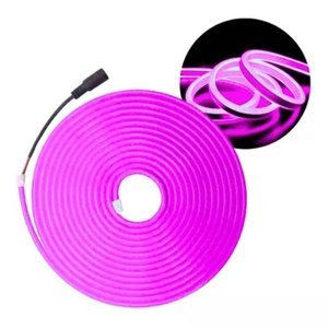 MANGUERA DE LED FLEXIBLE COLOR ROSA, 5 METROS (ROLLO)