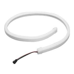 TIRA DE LEDS FLEXIBLE EN MANGUERA DE GEL DE 60 CM BLANCO/AMBAR (PAR)