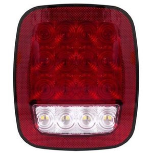 LA-PC16 PLAFÓN CUADRADO PARA CAMIÓN CON16 LED MULTIFUNCIONES. (PIEZA)